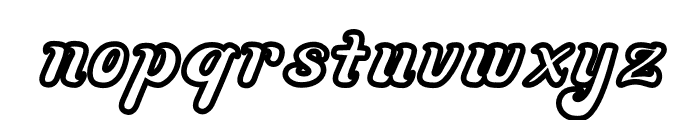 Bold Groovy Monoline Font LOWERCASE