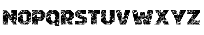 Bold Grunge Font LOWERCASE