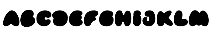 Bold Loop Light Colored Font LOWERCASE