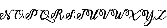 Bold & Stylish Calligraphy Font UPPERCASE