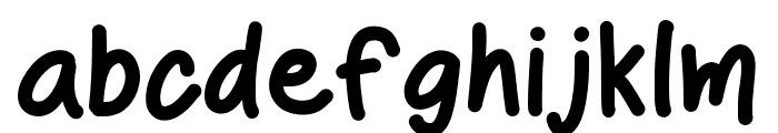 Boldline Regular Font LOWERCASE