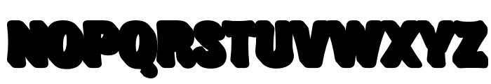 Boldry Display Extrude Regular Font UPPERCASE