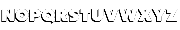 Boldstrom 3D Font LOWERCASE