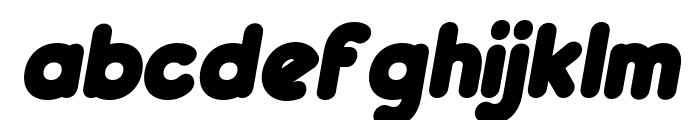 Boldyguard-Italic Font LOWERCASE