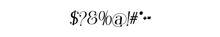 Bolgan Black Italic Regular Font OTHER CHARS