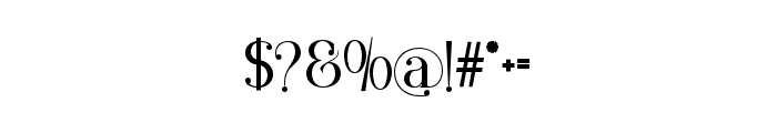 BolganBold-Regular Font OTHER CHARS