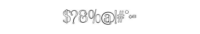 BolganOutline-Regular Font OTHER CHARS