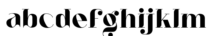 Bolgek-Regular Font LOWERCASE