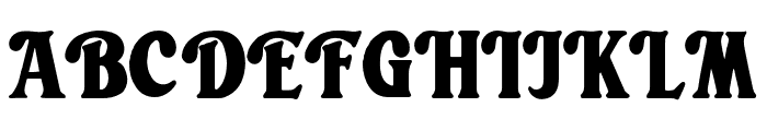 Bolgen-Regular Font UPPERCASE