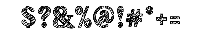Bolgen-Sketch Font OTHER CHARS
