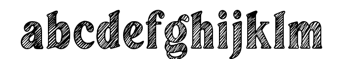Bolgen-Sketch Font LOWERCASE
