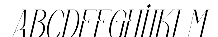 Bolinger Italic Font LOWERCASE