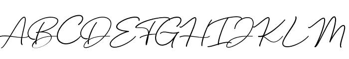 Bolivia Signature Font UPPERCASE