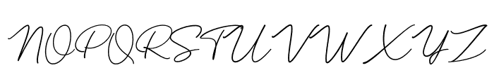 Bolivia Signature Font UPPERCASE