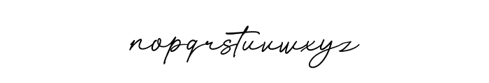 Bolivia Signature Font LOWERCASE