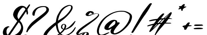 Bolognese Italic Font OTHER CHARS
