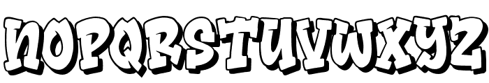 Bomber Squad Shadow Font UPPERCASE