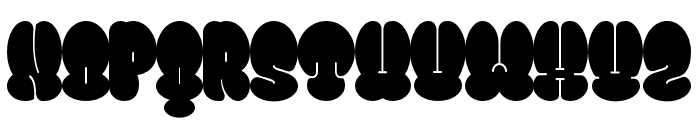 BomberThrow-Regular Font UPPERCASE