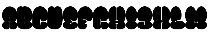 BomberThrow-Regular Font LOWERCASE