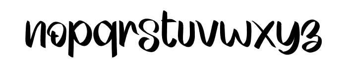 Bomster Font LOWERCASE
