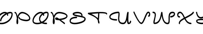 Bonandito Script Font UPPERCASE