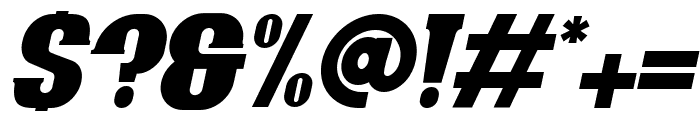 Bonaro Clean Italic Font OTHER CHARS
