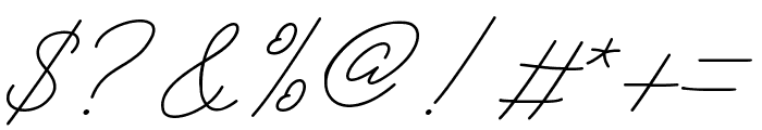 Bonbaste Script Font OTHER CHARS