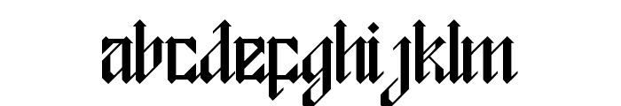Bonchereth Regular Font LOWERCASE