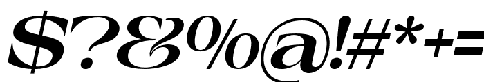 Bondist-Italic Font OTHER CHARS