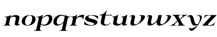 Bondist-Italic Font LOWERCASE
