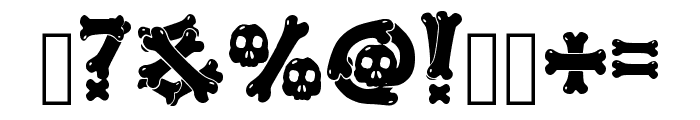 Bone Boo Regular Font OTHER CHARS