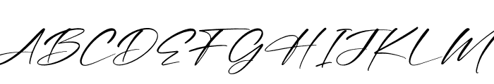 Bonefista Signate Italic Font UPPERCASE