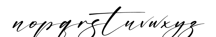 Bonefista Signate Italic Font LOWERCASE