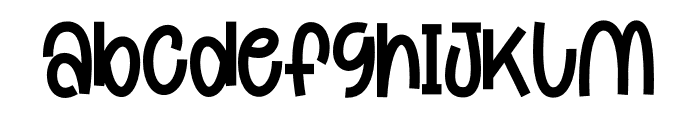 Bonelly Font LOWERCASE