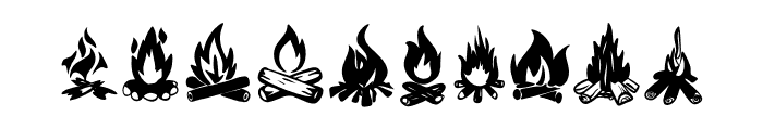 Bonfires and Hearth Font OTHER CHARS