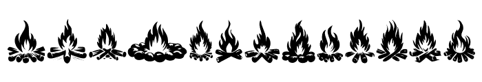 Bonfires and Hearth Font LOWERCASE