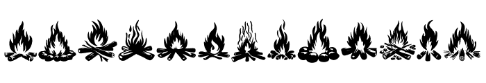 Bonfires and Hearth Font LOWERCASE