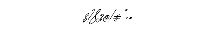 Bonista Signature Regular Font OTHER CHARS