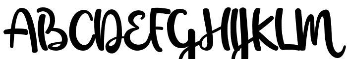 Bonita-Regular Font UPPERCASE