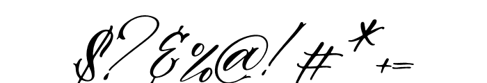 Bonithy Rossela Italic Font OTHER CHARS