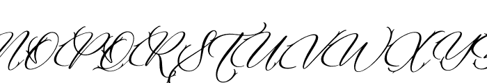 Bonithy Rossela Italic Font UPPERCASE
