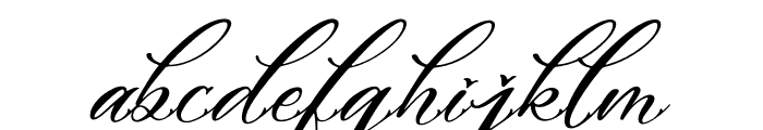 Bonithy Rossela Italic Font LOWERCASE