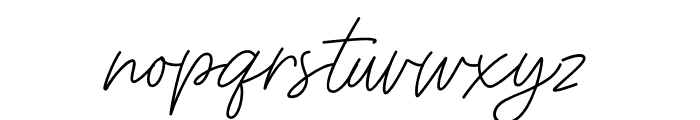 BonstayScript Font LOWERCASE