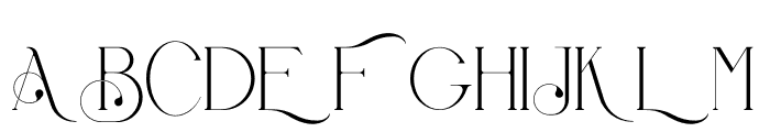 Bontias Font UPPERCASE