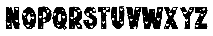 Boo Heart Font LOWERCASE