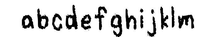 Boo Regular Font LOWERCASE