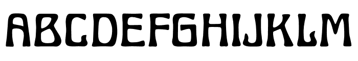 Boogie Down Filled Font LOWERCASE