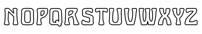 Boogie Down Outlined Font LOWERCASE