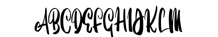Boogie Shaggy Regular Font UPPERCASE