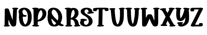 Bookish Regular Font UPPERCASE